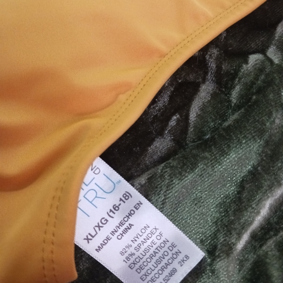 Time and true bikini top only, mustard yellow 💛 nwot - Picture 3 of 3